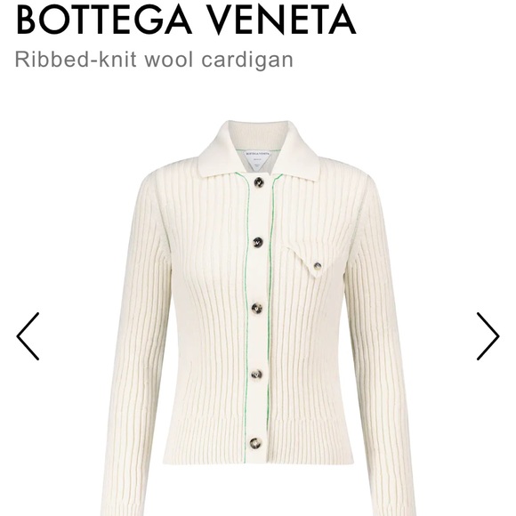 Theory 100% Cashmere Ivory Ribbed Long Sleeve Sweater Cardigan Large - Picture 11 of 11